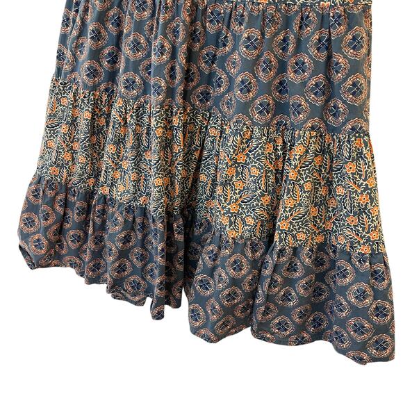 Roller Rabbit Blue and Orange Midi Dress - Picture 10 of 10